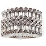 SLR01830 - 14K White Gold Anniversary Ring