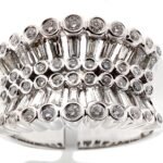 SLR01884-A - 14K White Gold Anniversary Ring