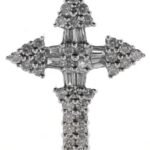 SPD00563 - 14K White Gold Cross Pendant