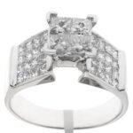 SSR024GH210 - 14K White Gold Engagement Ring