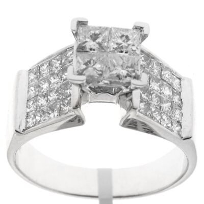 SSR024GH210 - 14K White Gold Engagement Ring
