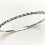 TB124W - 14K White Gold Bangle