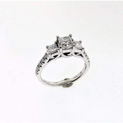 TC40126LSW - 14K White Gold Engagement Ring
