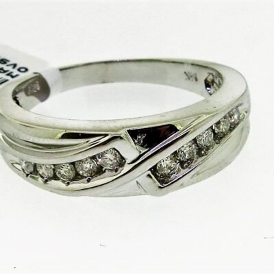 U630GW - 14K White Gold Gents Ring