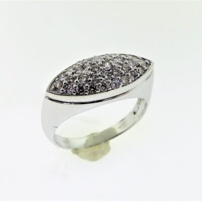 U664FW - 14K White Gold Fashion Ring