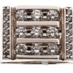 U952GW - 14K White Gold Gents Ring