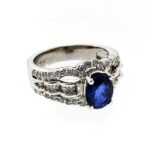 UB10101WDSA - 14K White Gold Ring
