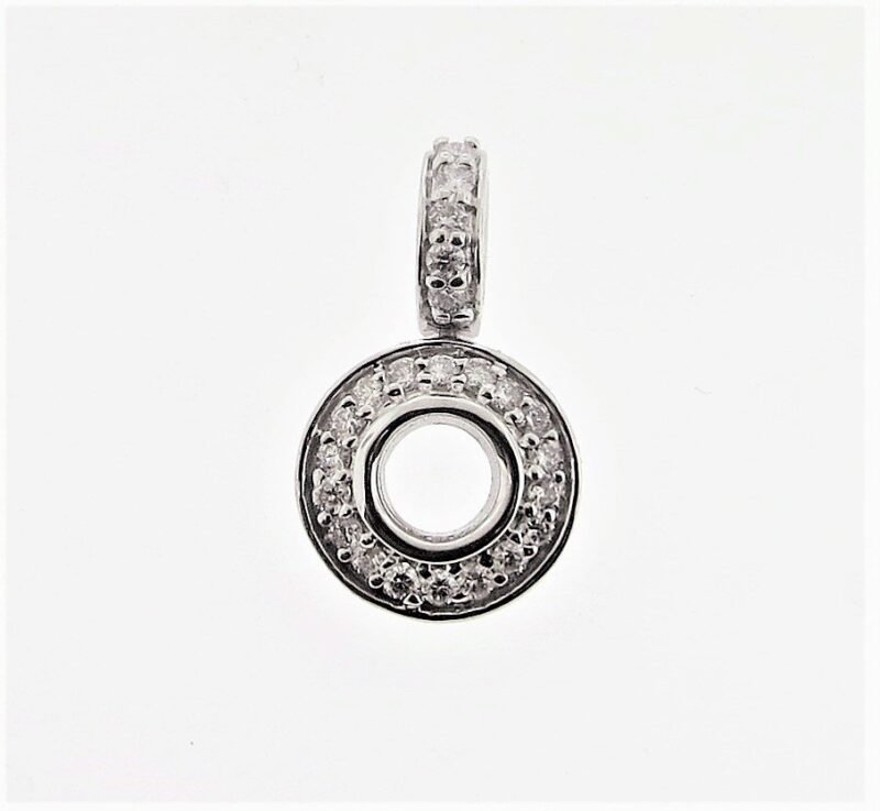 UB10105PSMW - 14K White Gold Pendant