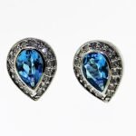 UB10107EWBT - 14K White Gold Earrings