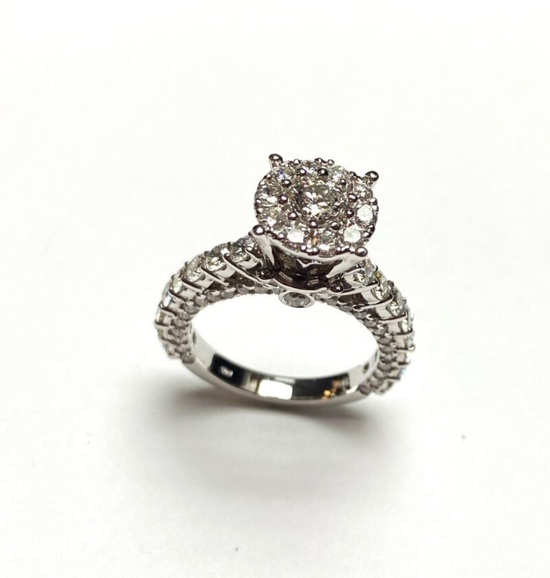 UB10120LSWGH - 14K White Gold Engagement Ring
