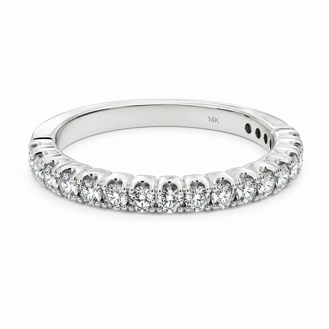 UB10148LW -White Gold Anniversary Ring