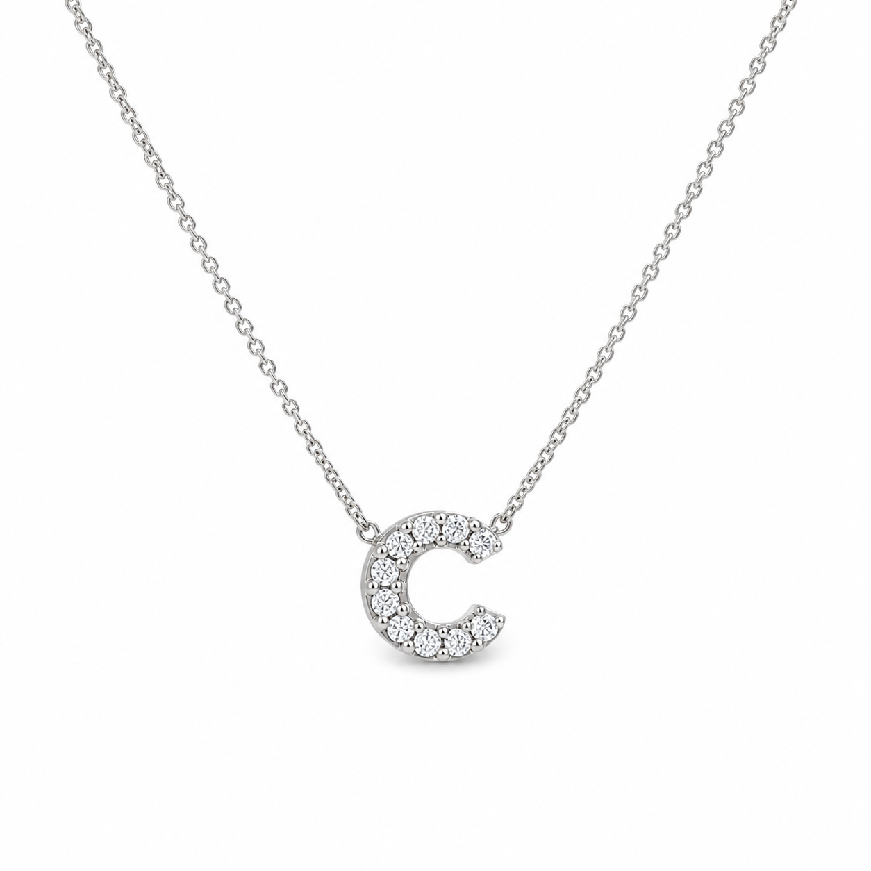 UB10228PW-C - 10K White Gold Pendant