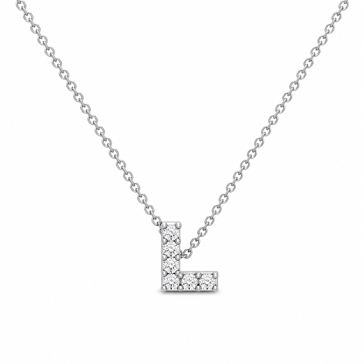 UB10228PW-L - 10K White Gold Pendant