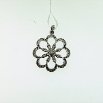 UB10229PW - 14K White Gold Pendant