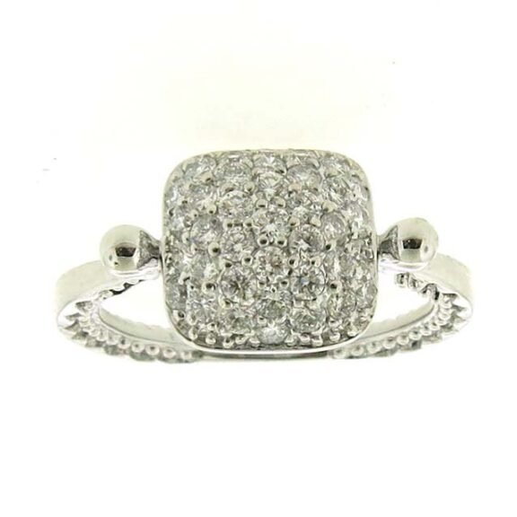 UB10257FW - 14K White Gold Ring
