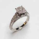 UB10259LSWBH - 14K White Gold Engagement Ring