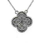 UB10275NW23 - 14K White Gold Pendant