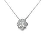 UB10284NW53 - 14K White Gold Necklace