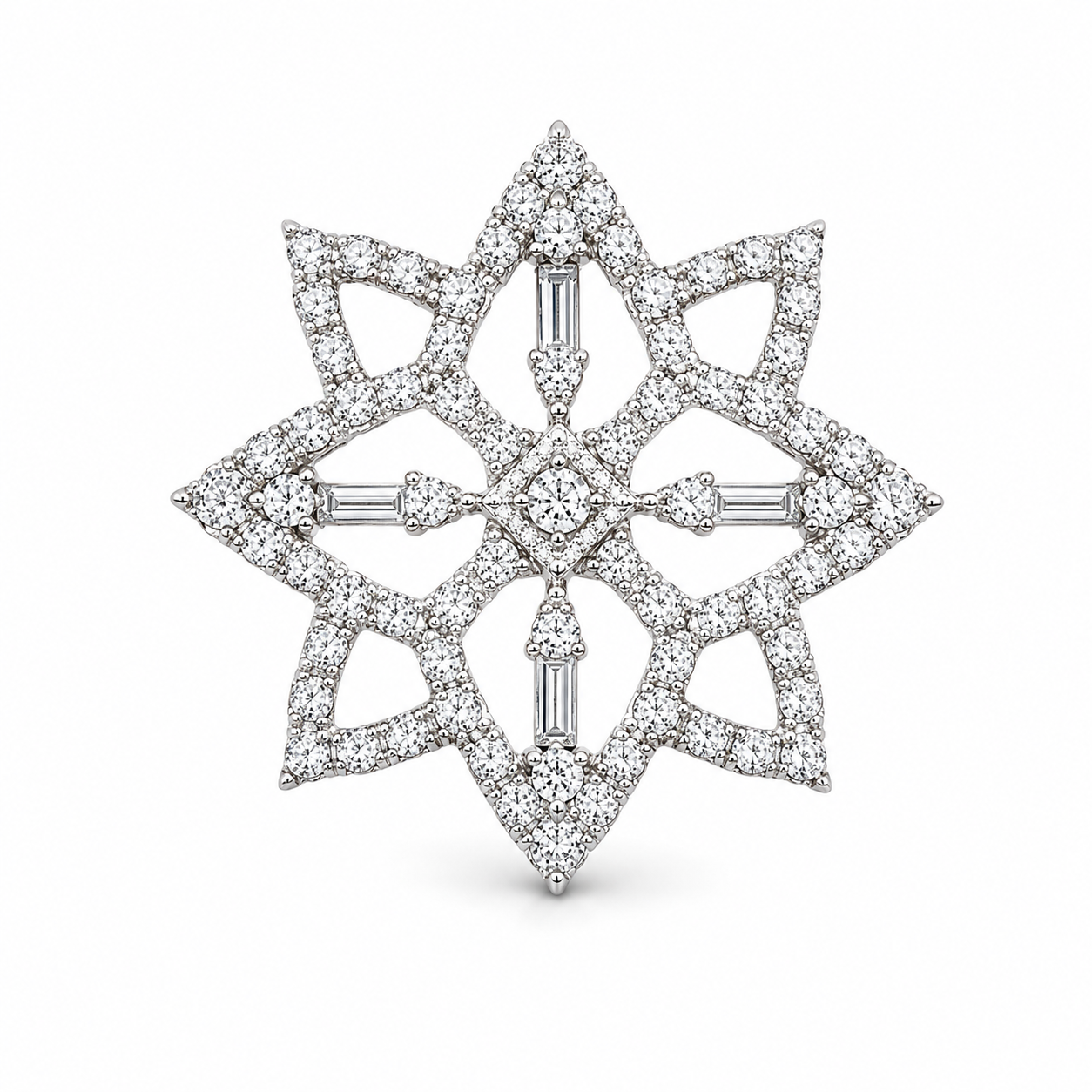 UB10292PW - 14K White Gold Pendant