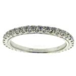 UB10319ETGW - 14K White Gold Eternity Band