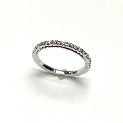 UB10321LW - 14K White Gold Wedding Band