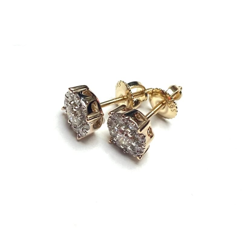 UB10330-1EY53 - 14K Yellow Gold Stud Earrings