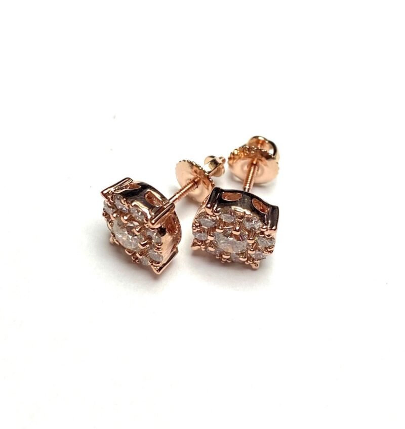 UB10330-3EP53 - 14K Rose Gold Stud Earrings