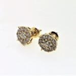 UB10330-3EY53 - 14K Yellow Gold Stud Earrings