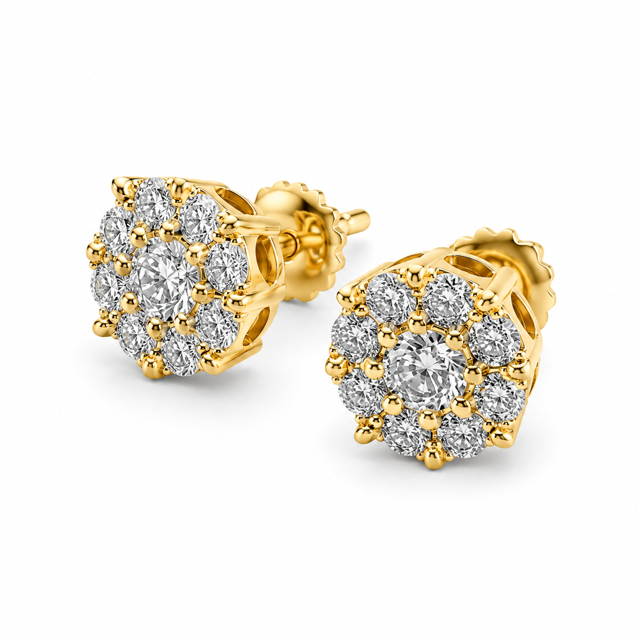 UB10330-3KEY53 -14K Yellow Gold Earring