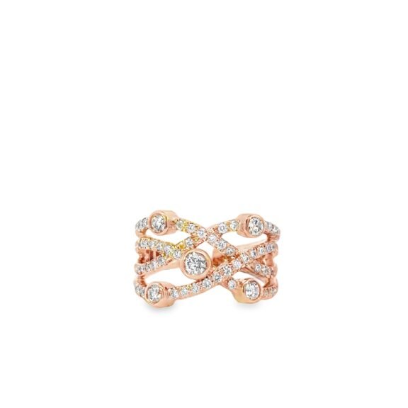 UB10332FP53 - 14K Rose Gold Ring