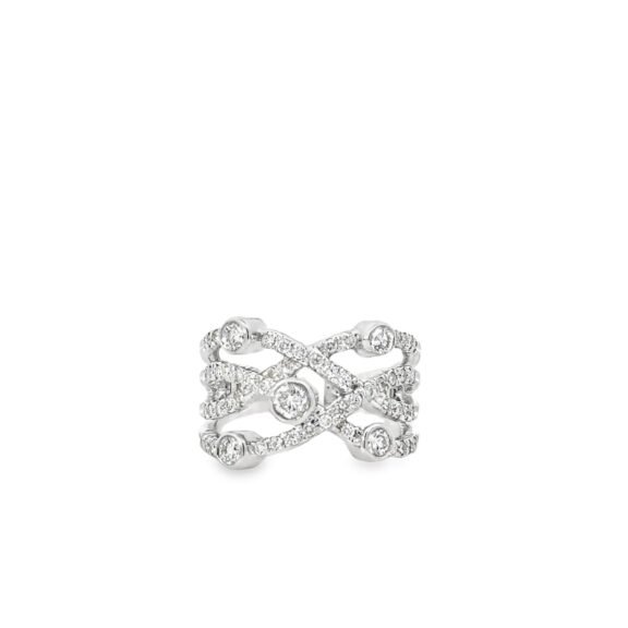 UB10332FW53 - 14K White Gold Ring