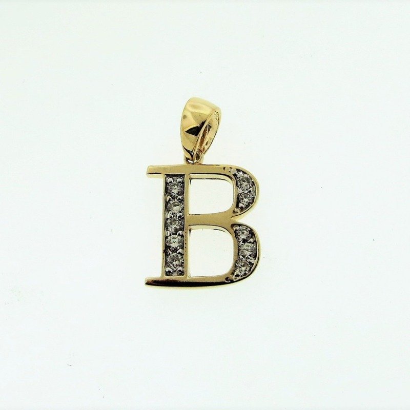 UB10347P-BY55 - 14K Yellow Gold Pendant