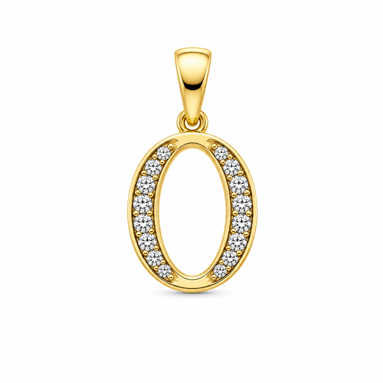 UB10347P-OY55 -14K White Gold Pendant