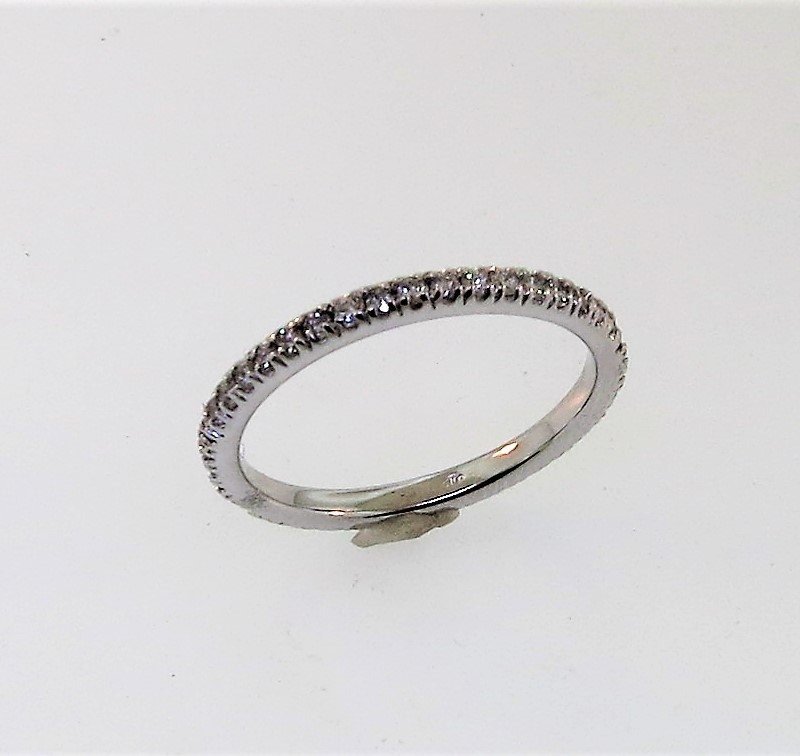 UB10351-1ETW53 - 14K White Gold Wedding Band