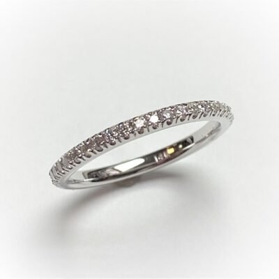 UB10351-1HW53 - 14K White Gold Eternity Band