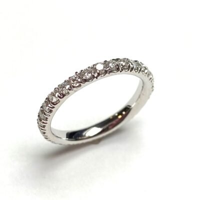 UB10351-2ETW53 - 14K White Gold Wedding Band