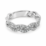 UB10360FW53 -White Gold Anniversary Ring