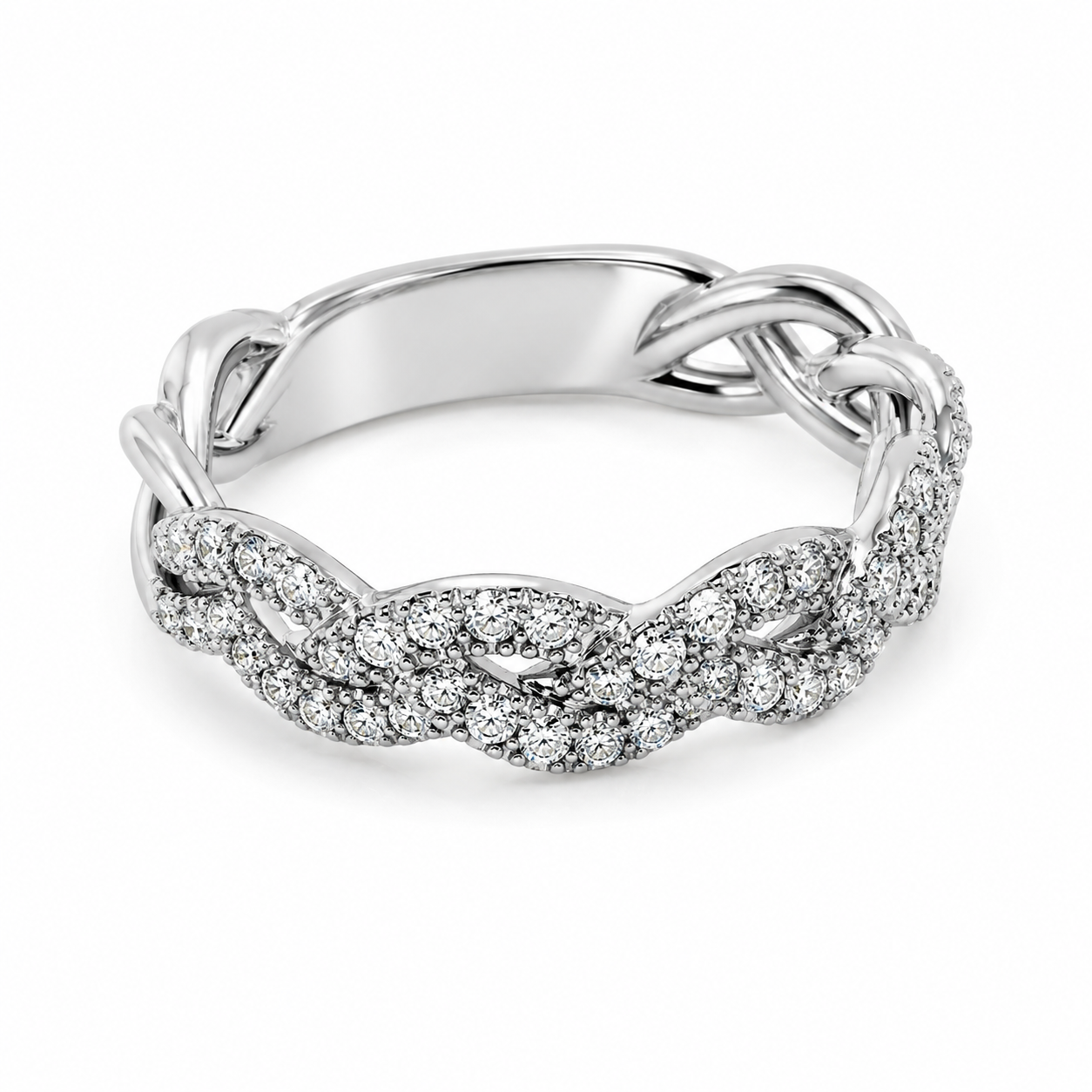 UB10360FW53 -White Gold Anniversary Ring