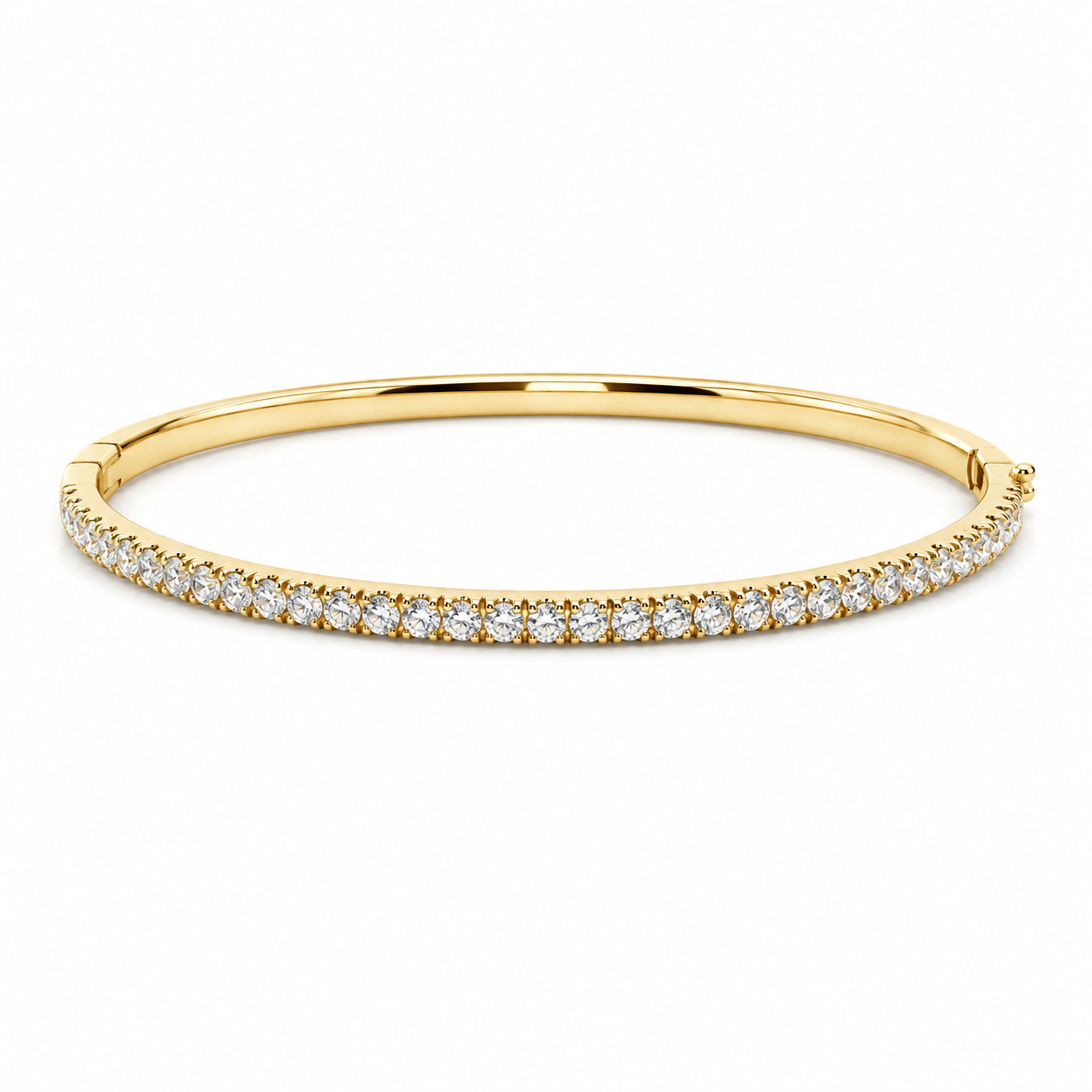 UB10368BBHY55-14K Yellow Gold Bangle