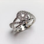 UB10369LSWBH53 - 14K White Gold Semi Mount Ring