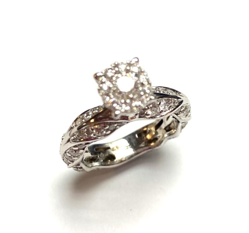 UB10372LSWBH - 14K White Gold Engagement Ring