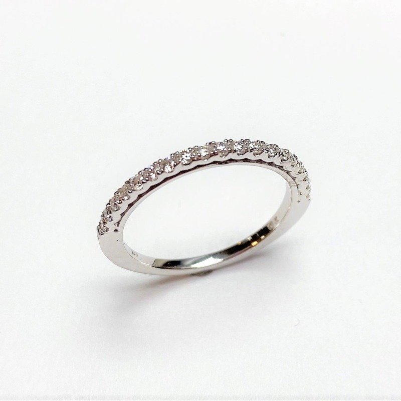 UB10390-2J-LW - 14K White Gold Wedding Band