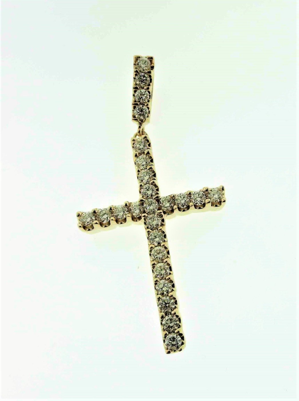 UB10413-2RY23 - 14K Yellow Gold Cross Pendant