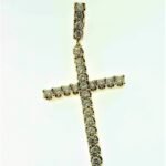 UB10413-2RY23 - 14K Yellow Gold Cross Pendant