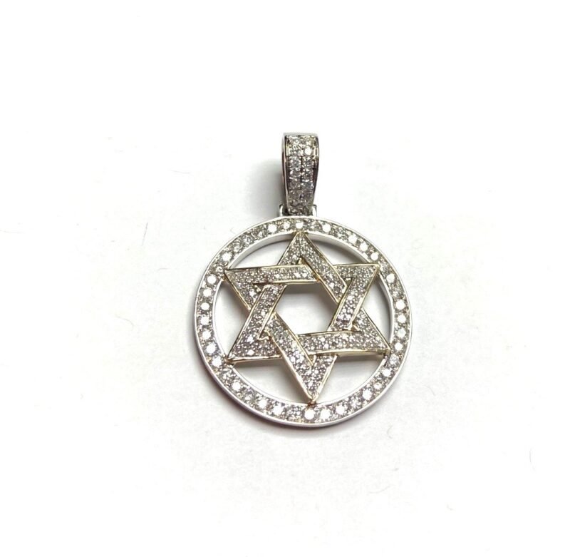 UB10433-7504WY - 14K Two Tones Gold Pendant