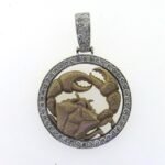 UB10436PWP - 14K Two Tones Gold Pendant