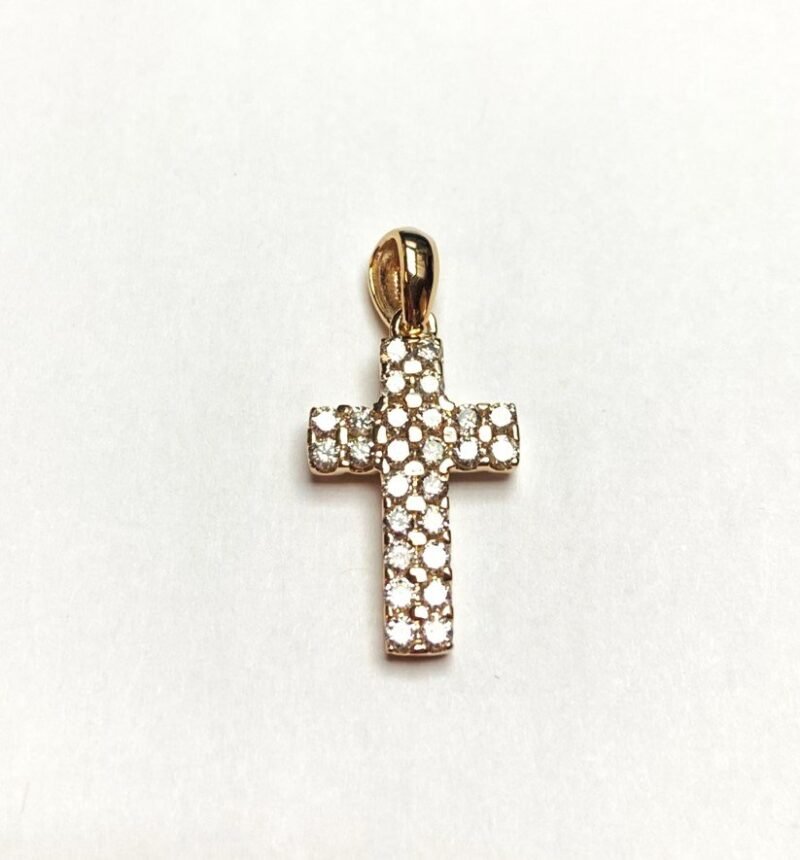 UB10466PY - 14K Yellow Gold Cross Pendant