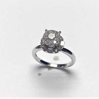 UB10469LSWBH - 14K White Gold Engagement Ring