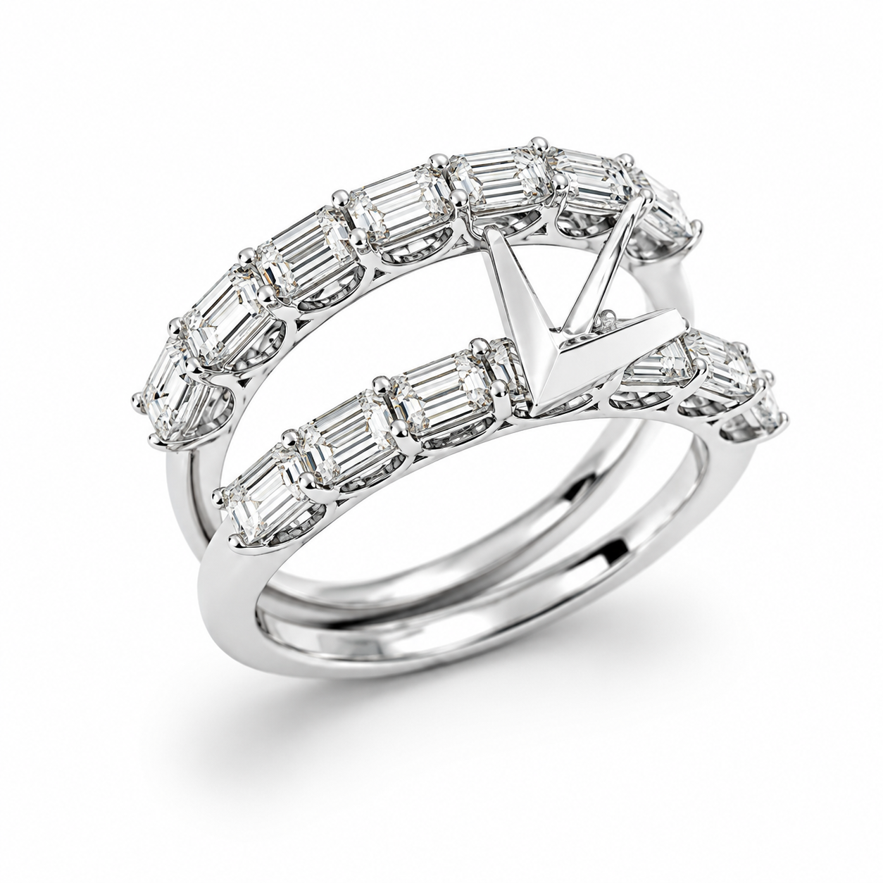 UB10472SMTW -Bridal Set Ring
