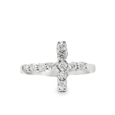 UB10475FW - 14K White Gold Ring